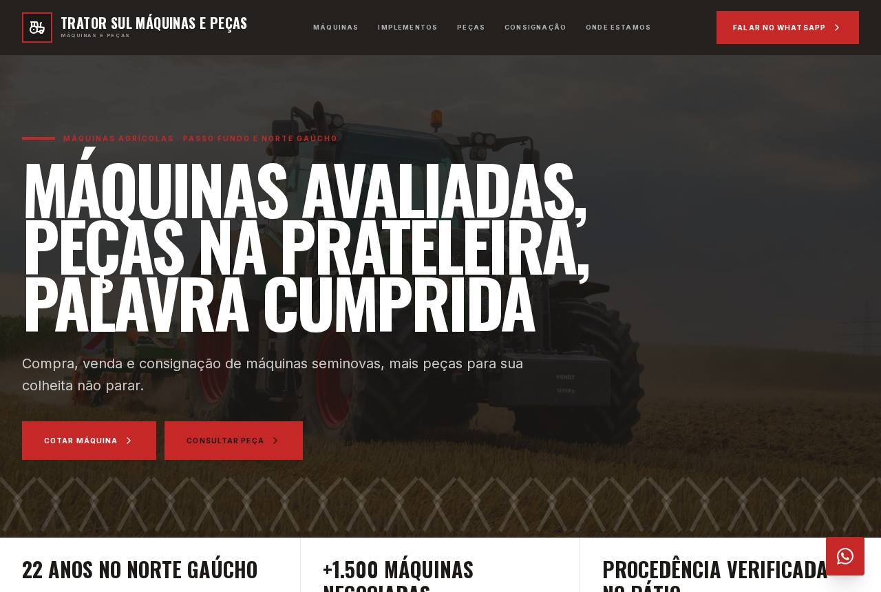Demonstração do modelo Máquinas e peças agrícolas