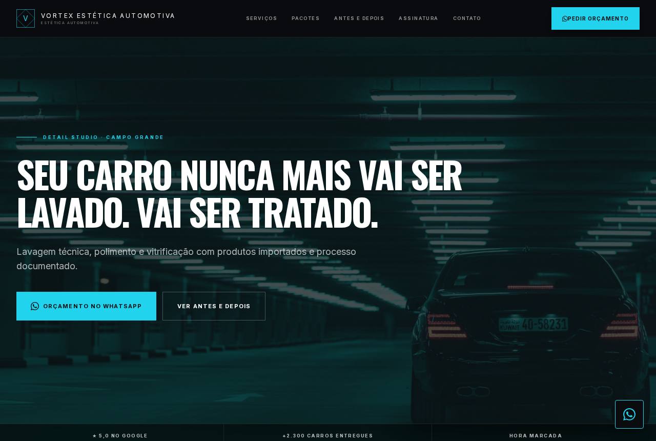 Demonstração do modelo Estética automotiva