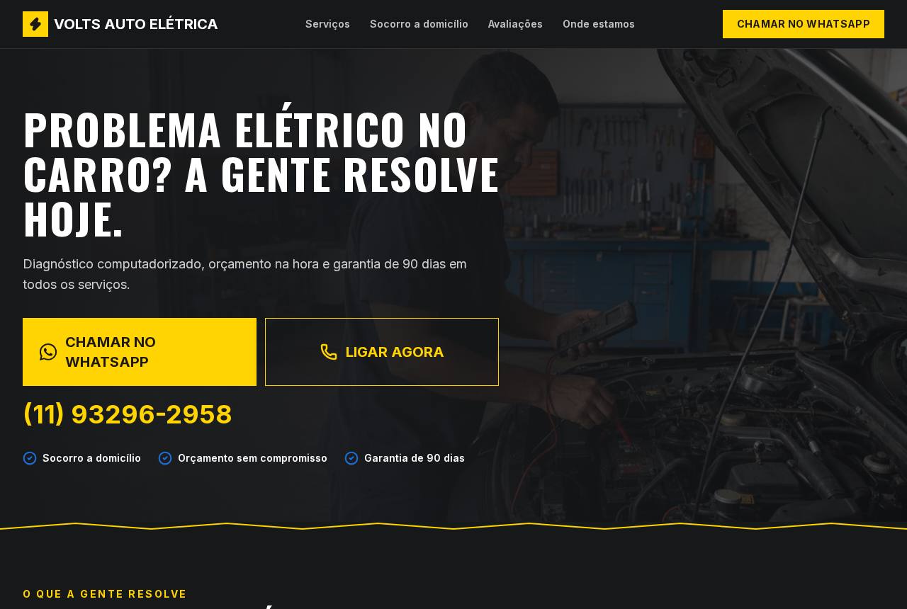 Demonstração do modelo Oficinas e autoelétricas