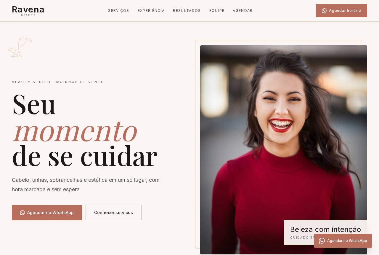 Demonstração do modelo Salões e beauty studios