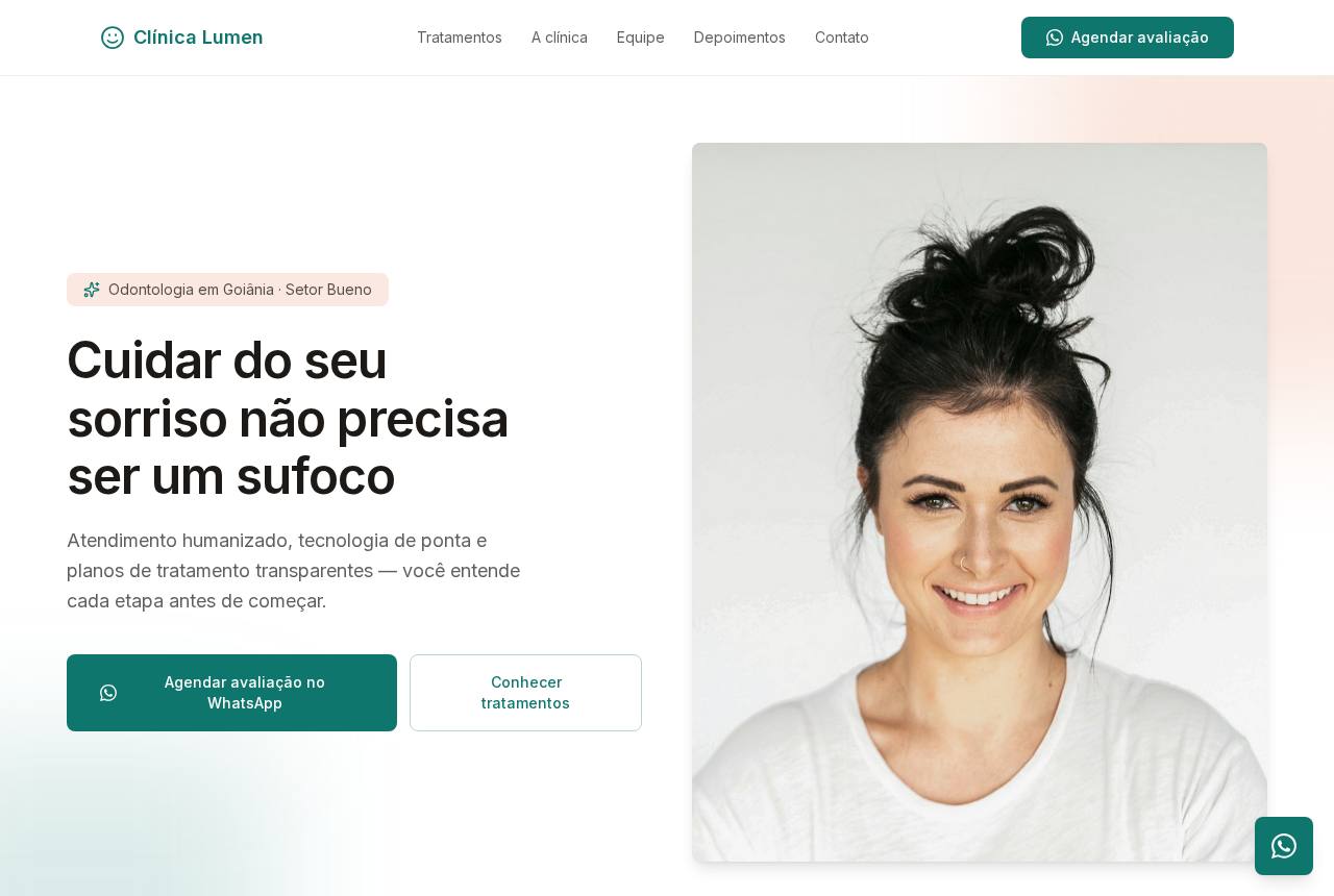 Demonstração do modelo Clínicas e consultórios