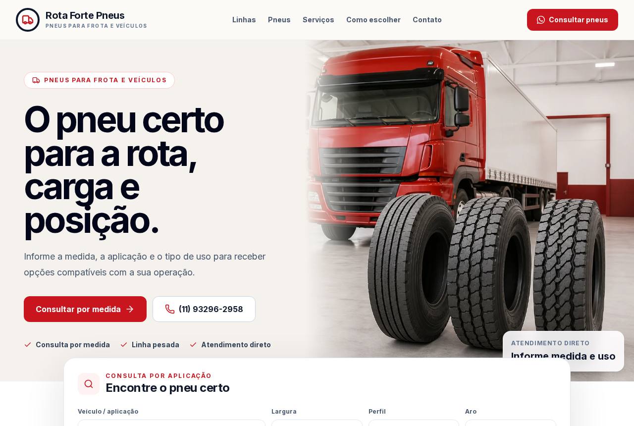 Demonstração do modelo Lojas de pneus e frotas